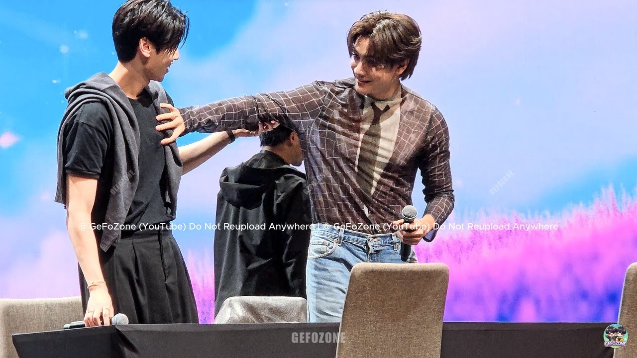 20251007 JOONG DUNK talks on stage during Fansign - Talk 😍😍#GMMTVFANIVALxJoongDunk #GMMTVFANIVAL