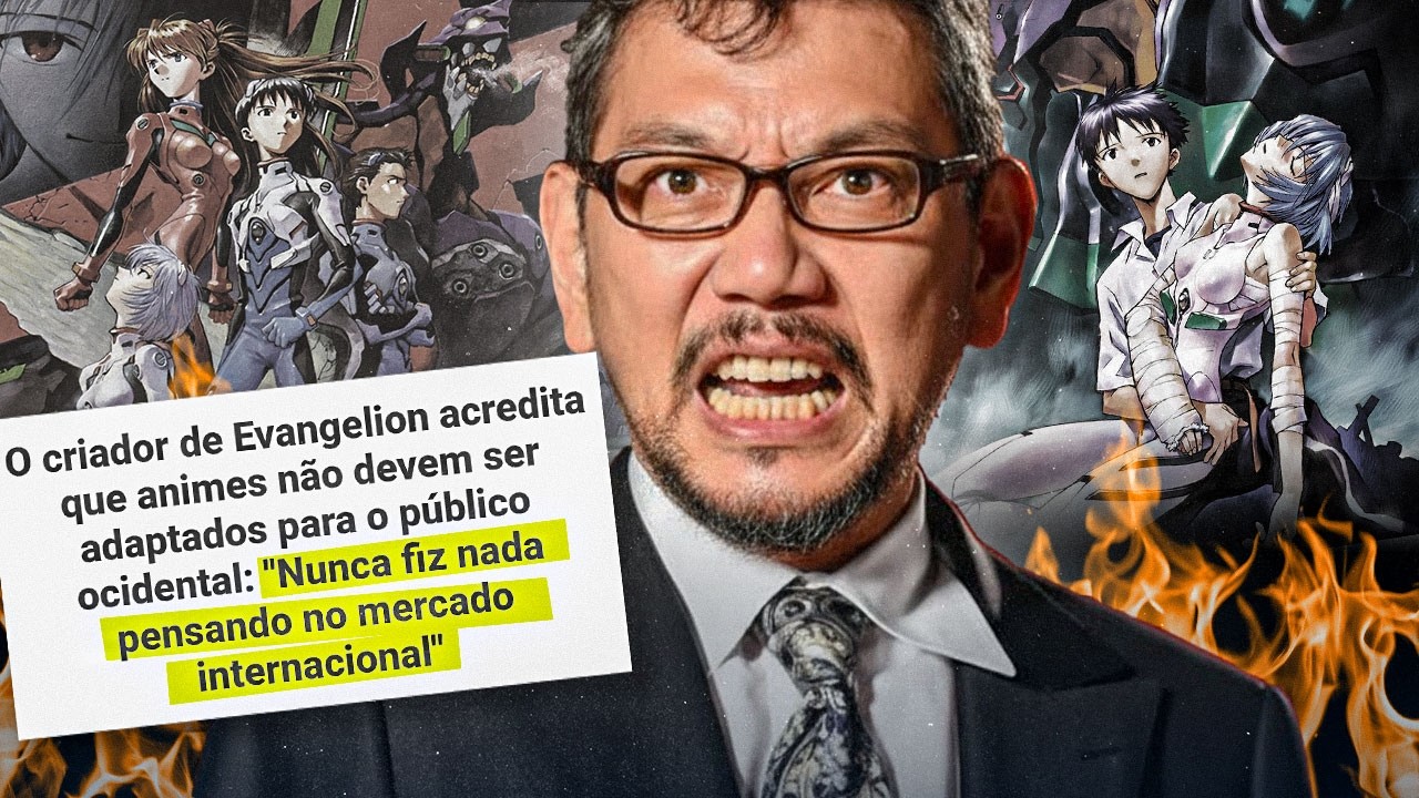 POLÊMICA! CRIADOR de EVANGELION REJEITA o OCIDENTE