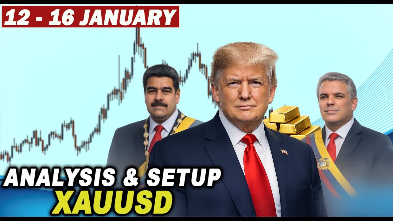 🟩 Weekly GOLD XAUUSD Analysis & Setup 12 - 16 January
