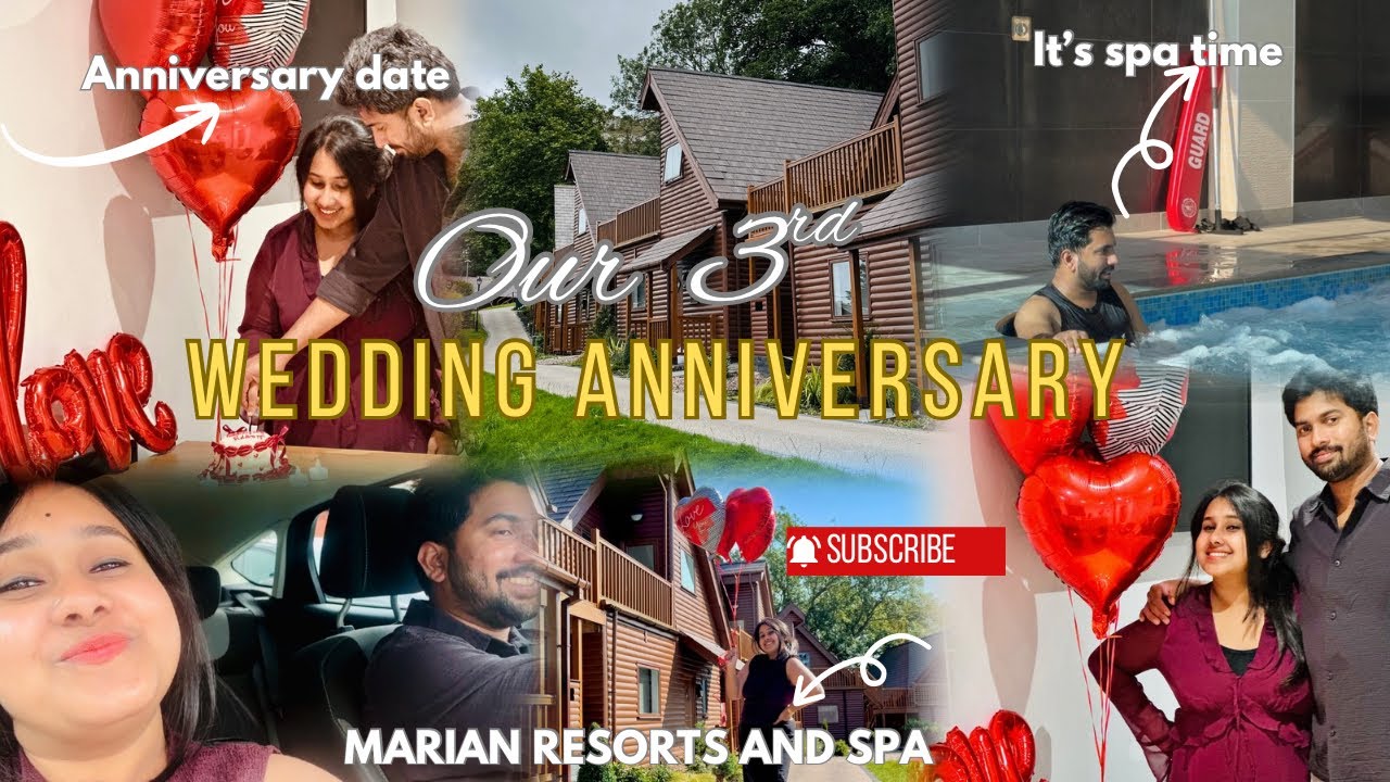 Our Wedding Anniversary Getaway 💍✨ | Marian Resort & Spa | North Wales | 3 years 🫶🏻💕