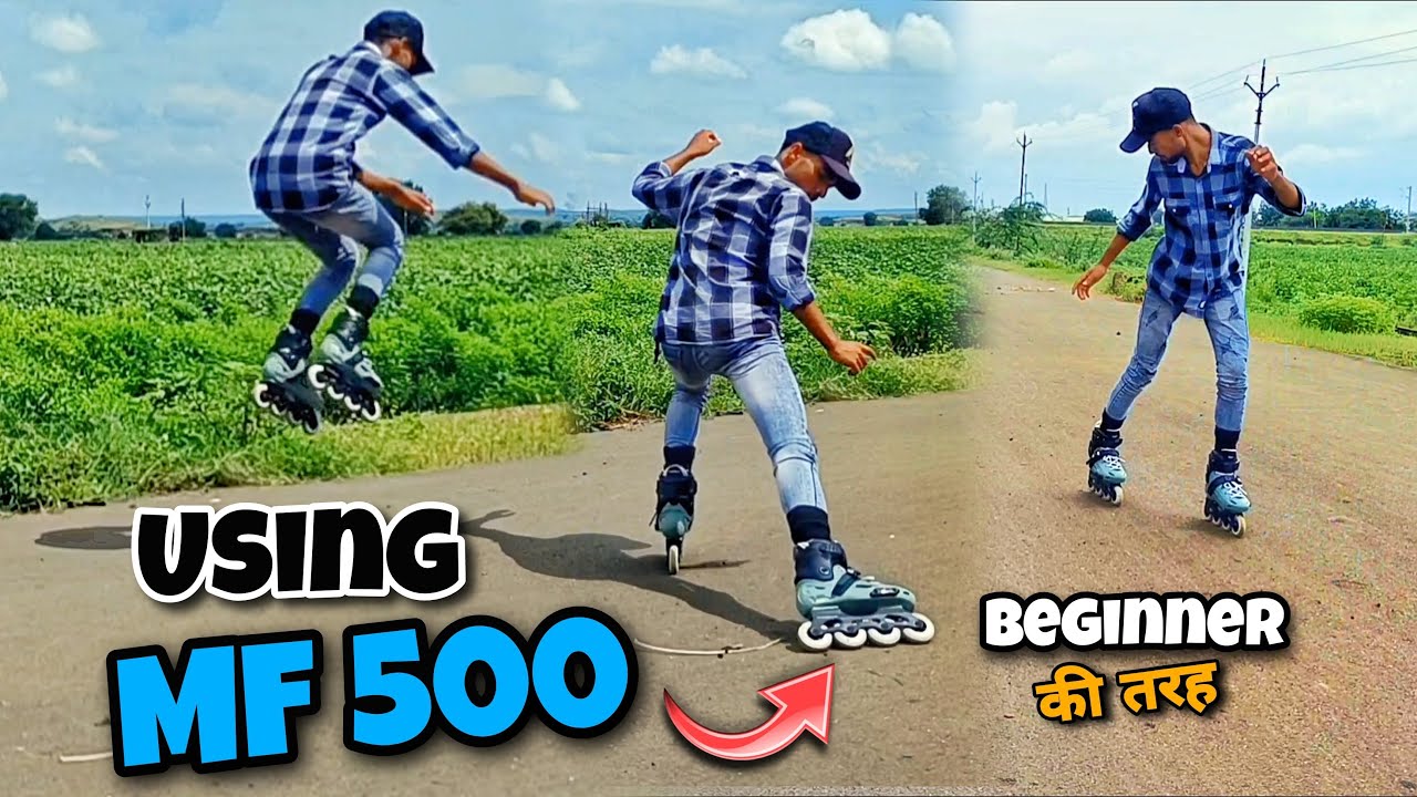 Testing /MF 500/  As a Beginner // Inline skate/Roller blade