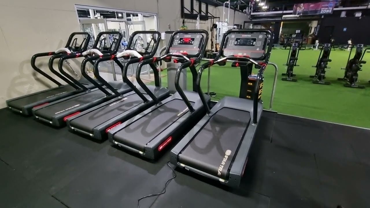 Star Trac Treadmill install setup burn-in commissioning.