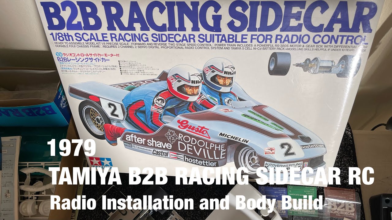 1979 TAMIYA RC B2B RACING SIDECAR Radio Installation and Body Build