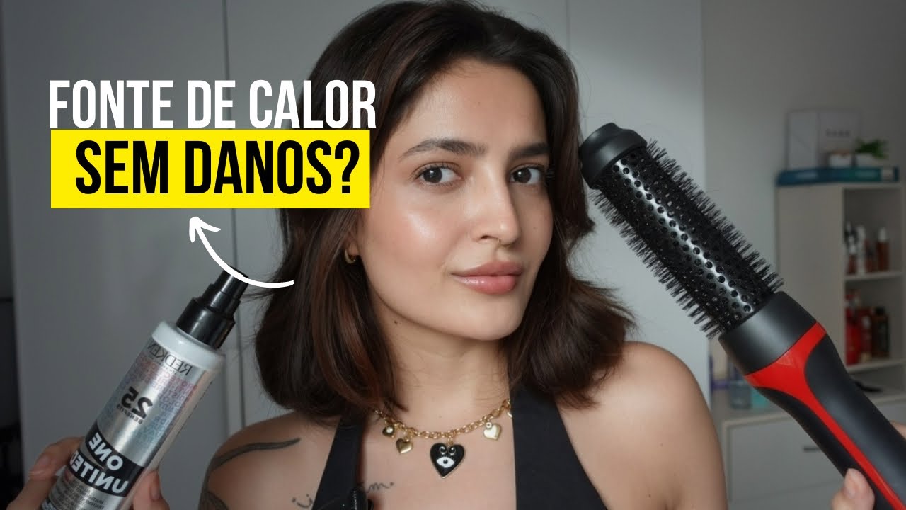 Como usar FONTE DE CALOR sem ressecar os fios! | Dicas práticas