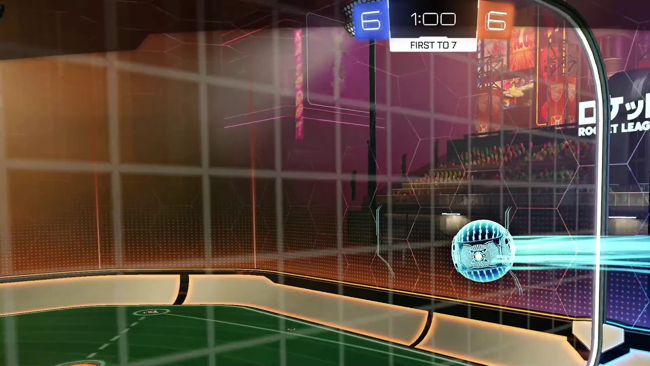 playing rocket league