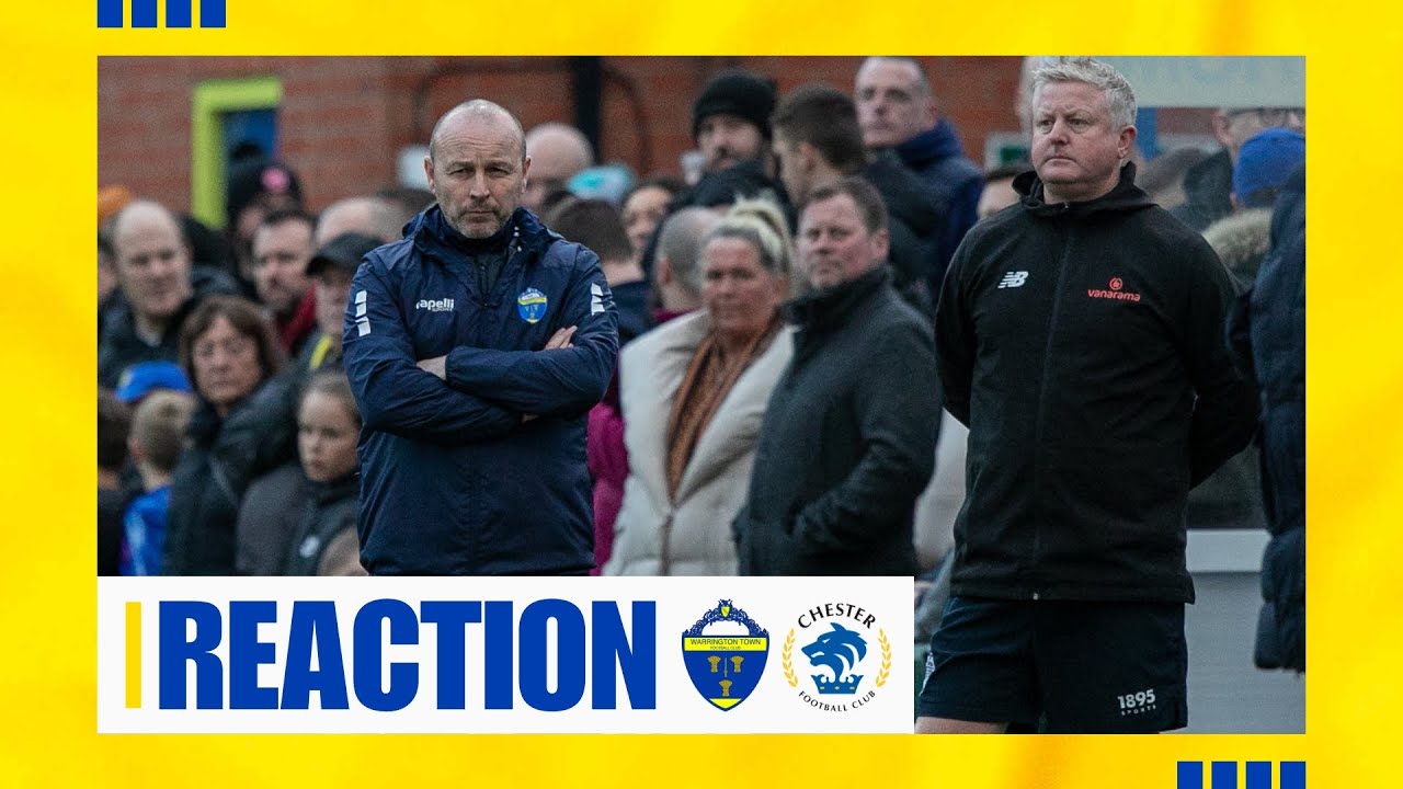 Warrington Town 1-1 Chester: Paul Carden reaction