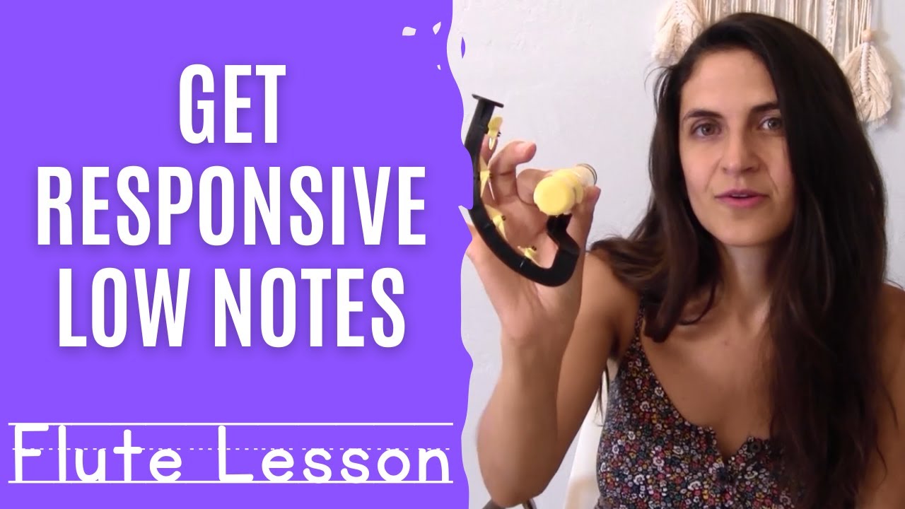 How To Get Your LOW NOTES to Respond Instantly On the Flute (Get Immediate Sound)