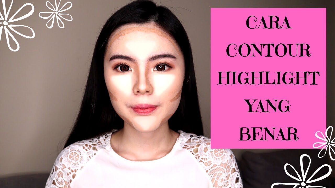 Cara contour dan highlight wajah yang benar untuk pemula (sesuai bentuk wajah)