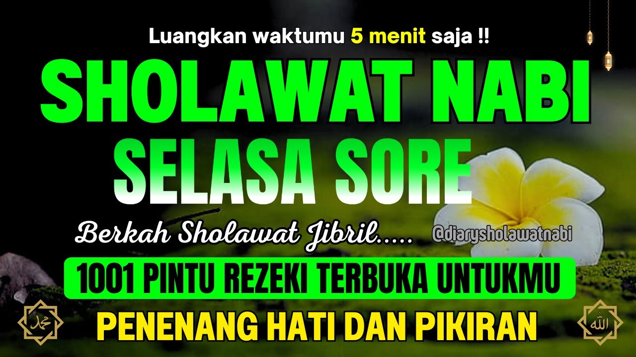 DAHSYAT.!! SHOLAWAT JIBRIL PENARIK REZEKI PENGABUL HAJAT | Sholawat Nabi Muhammad SAW PELUNAS HUTANG