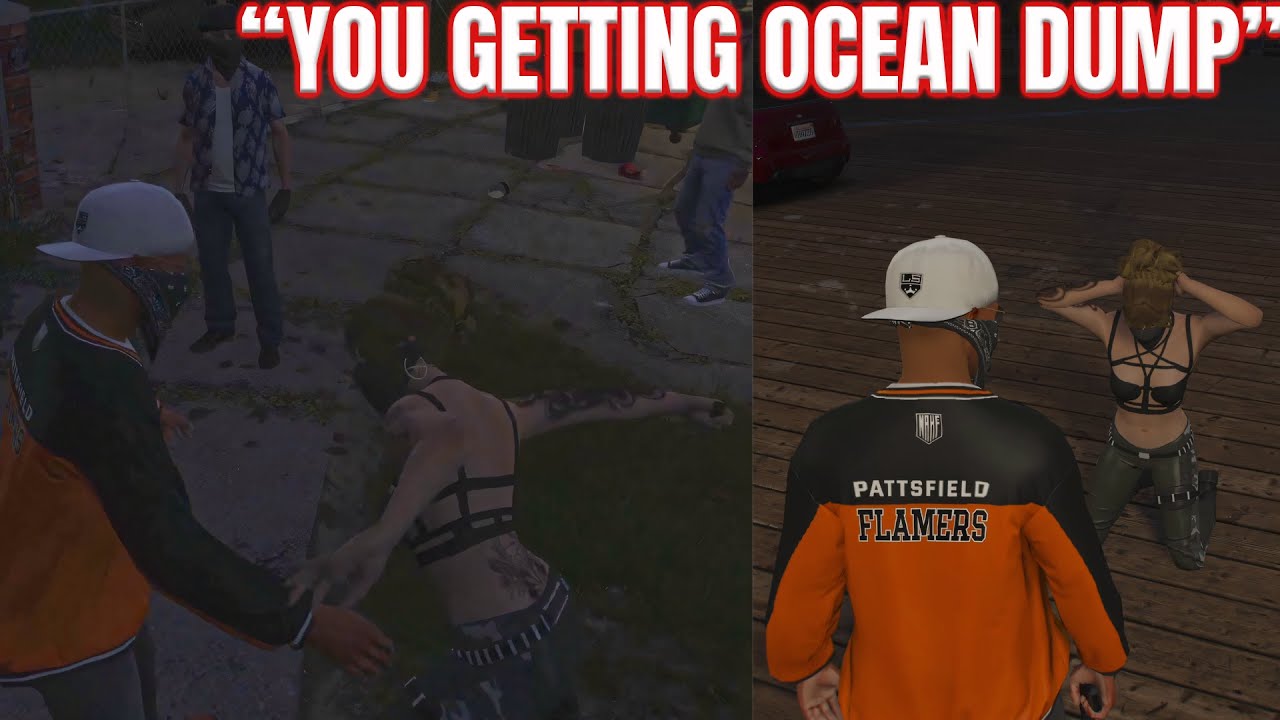 Peanut Ocean Dump Hazel For Stabbing Him At The CG Block | Nopixel 4.0