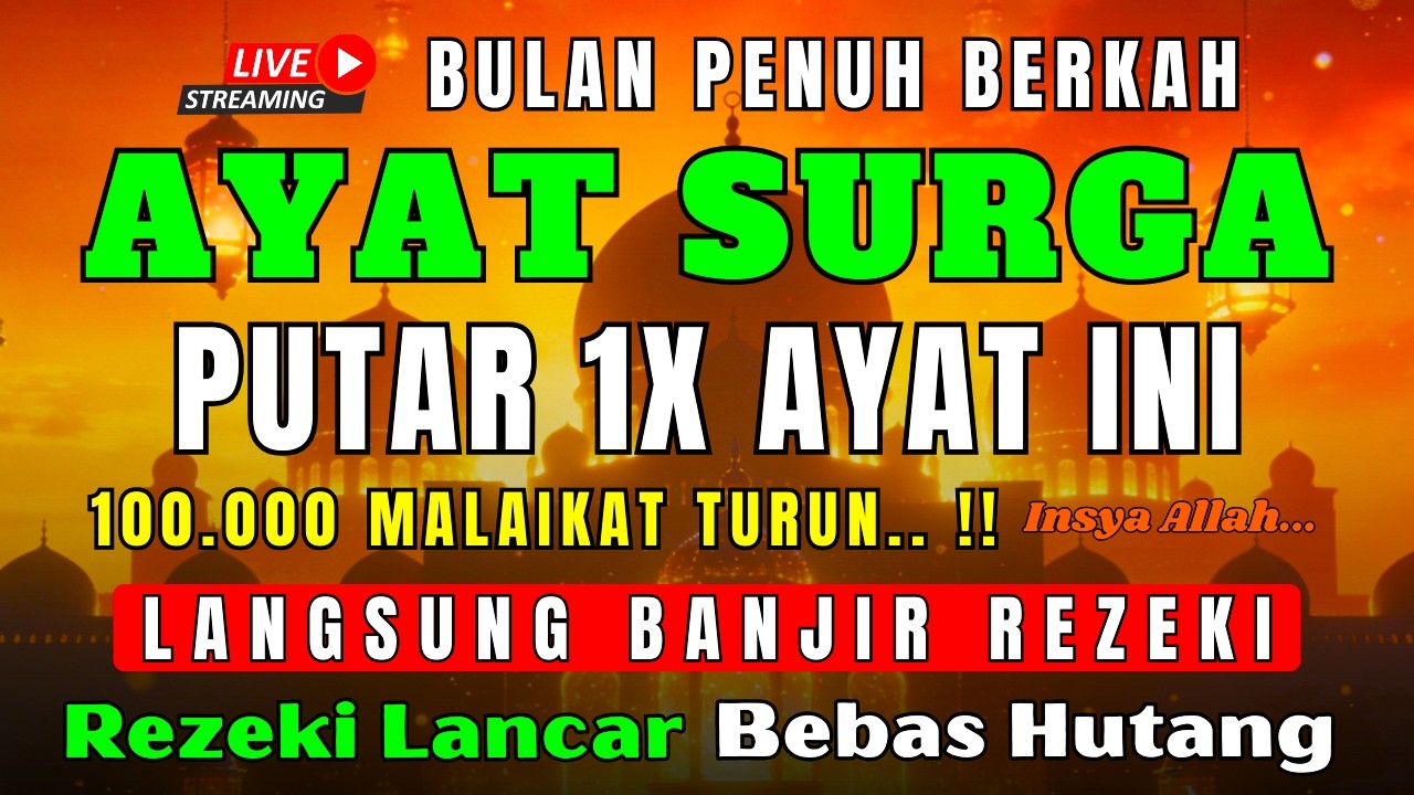 SANGAT MUSTAJAB..!! Dzikir Pagi Nabi Muhammad | أذكار الصباح | Rezeki, Keselamatan & Ketenangan Hati