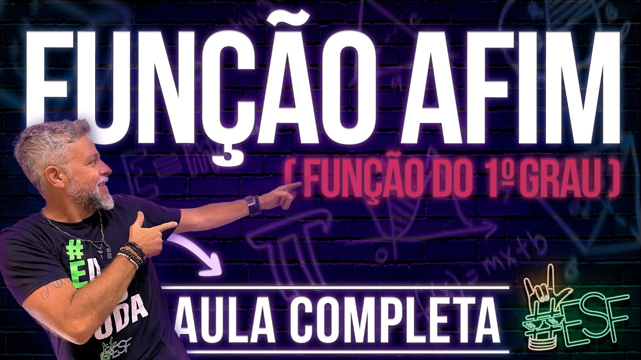 Função Afim (1º grau) | Aula completa de Matemática com Prof. Heraldo