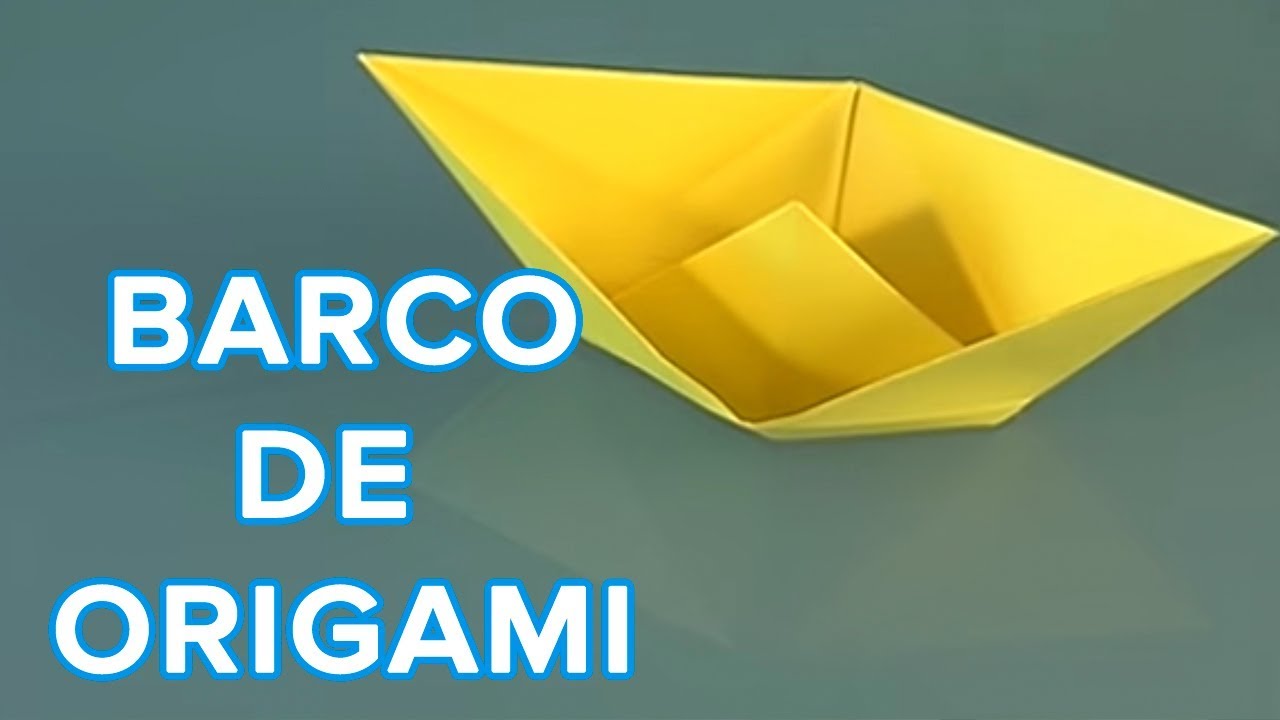 Aprende a hacer un barco de papel. Origami
