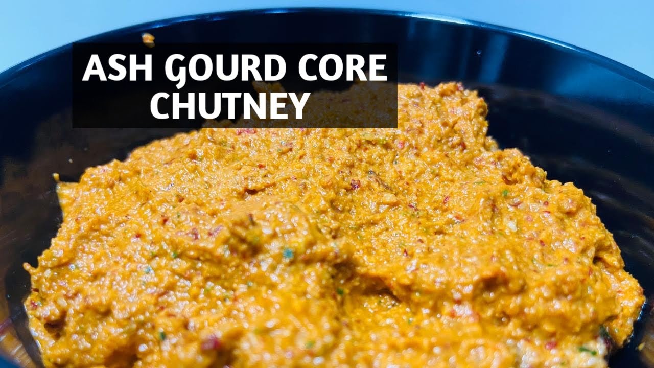 ASH GOURD CORE CHUTNEY / BUDU KUMBALAKAI CHUTNEY