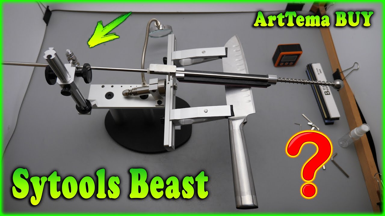 Sytools Beast - Sharpening a chef knife to perfect sharpness | Knife Sharpener on Amazon AliExpress
