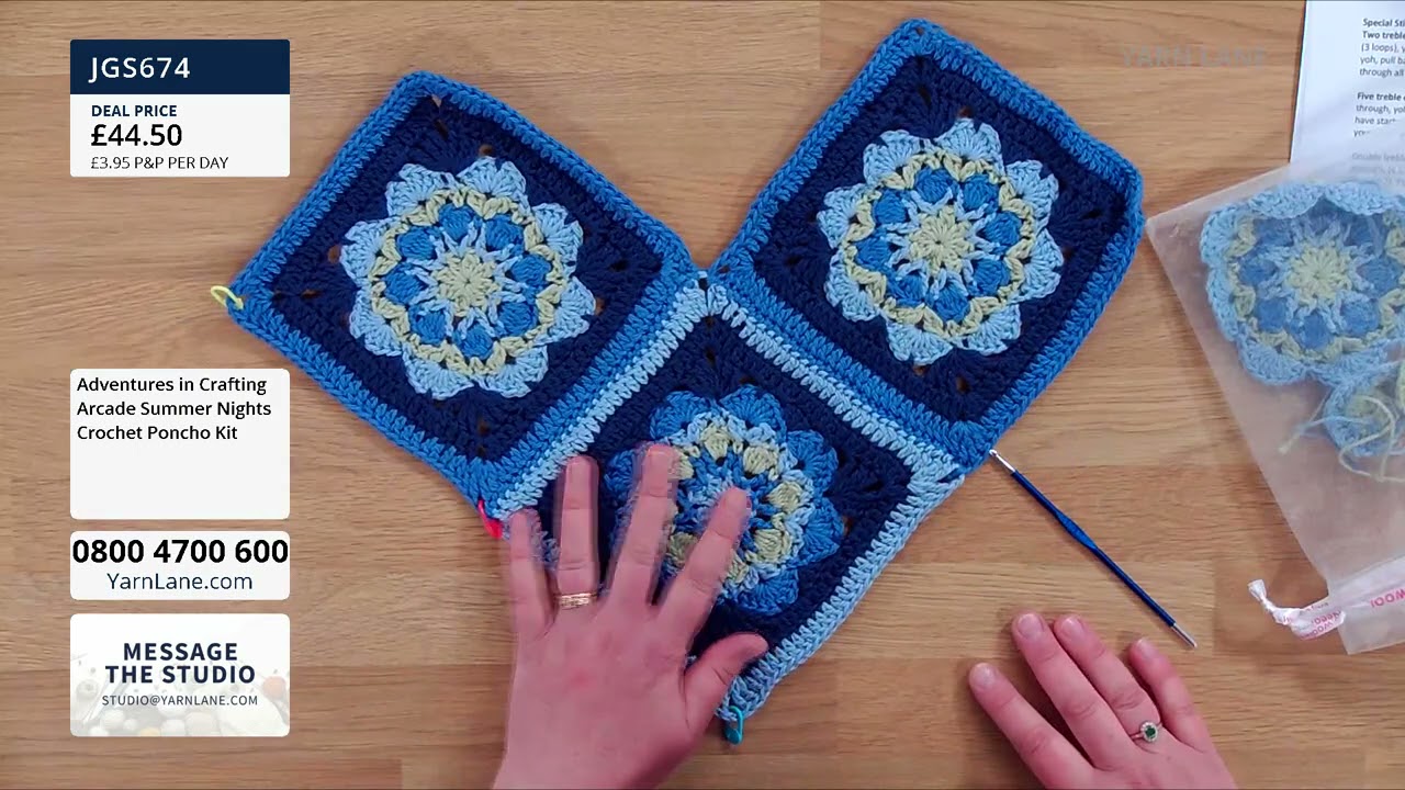 Yarn Lane &ndash; 21/04/2021 &ndash; Join John with Sam Sabido from Adventures in Crafting as she makes ponchos!