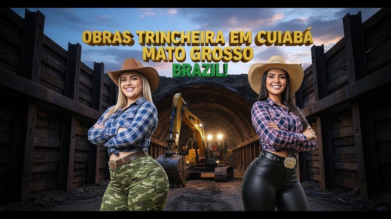 OBRAS DO TÚNEL DA MIGUEL SUTIL EM CUIABÁ-MT