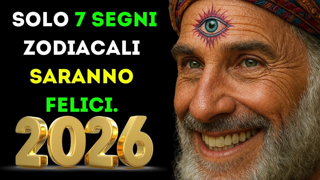 Nostradamus ha predetto: nel 2026 solo 7 segni zodiacali saranno felici.