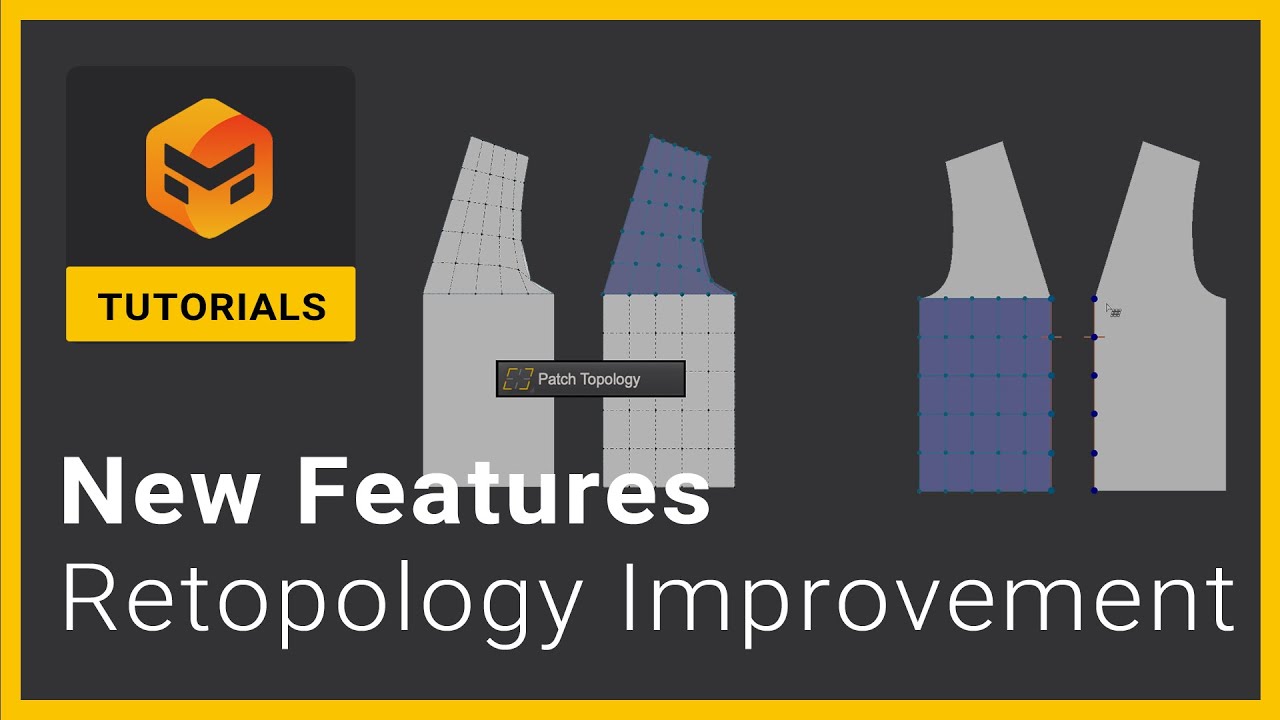 Marvelous Designer 11 New Features: Retopology Improvements