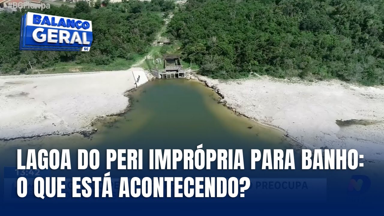 Lagoa do Peri imprópria para banho: Preocupação entre moradores do Sul da Ilha