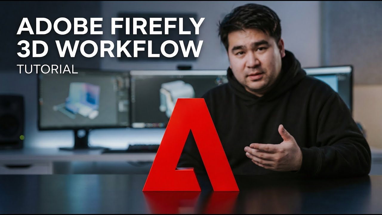 3D Model Workflow With Adobe Firefly Boards!