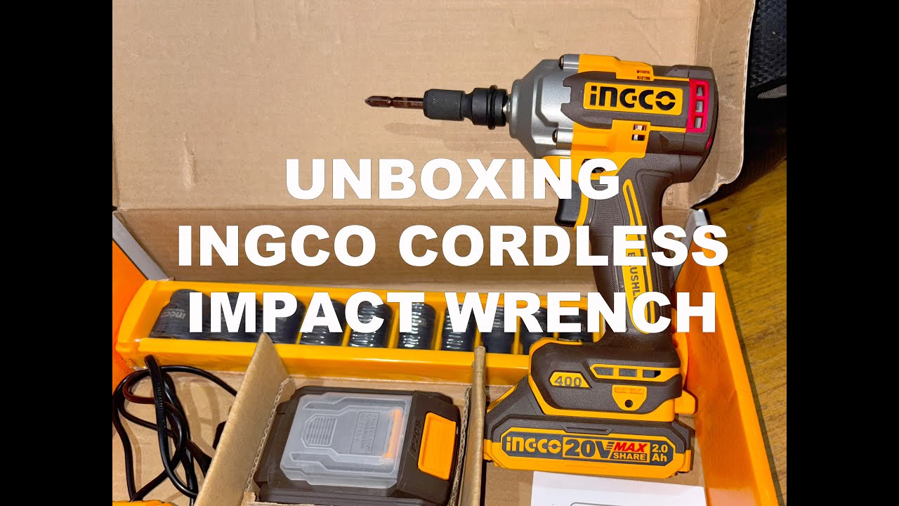 UNBOXING INGCO CORDLESS IMPACT WRENCH | MANIPUR