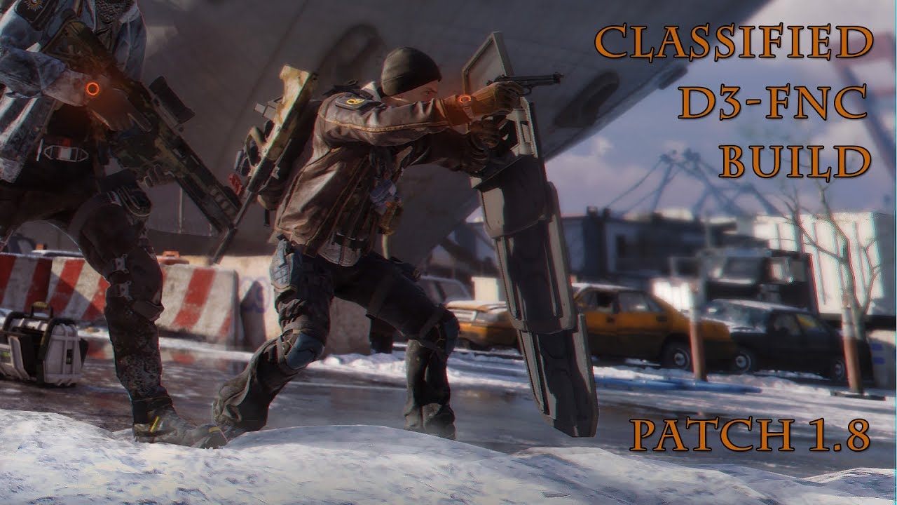 Засекреченный щитовик. The Division, D3-fnc classified. Patch 1.8.