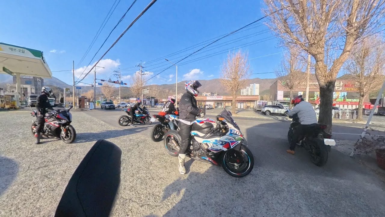 26년 새해 1월 삼량진 바이크 카페방문(420로드), S1000RR, R3 , MT03, 울산 멋찐 친구들과 바이크여행