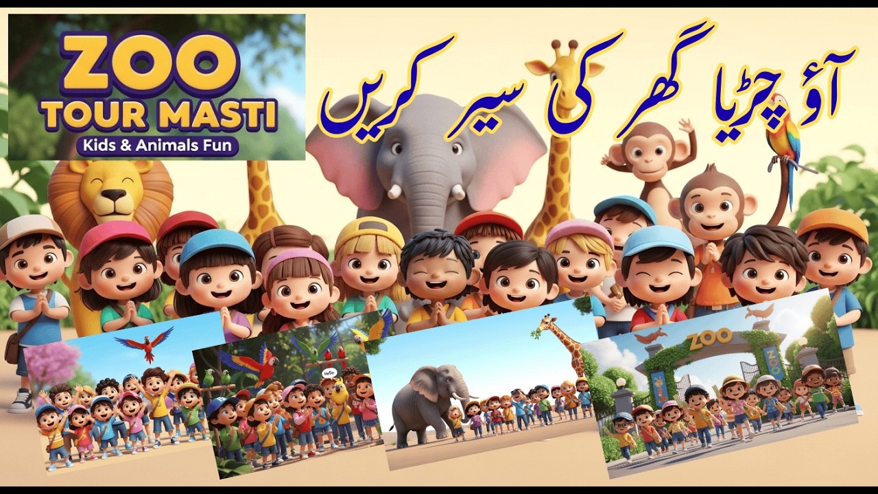 Zoo Tour Masti 🤩 | Kids Fun Day at Zoo 🦁🐘