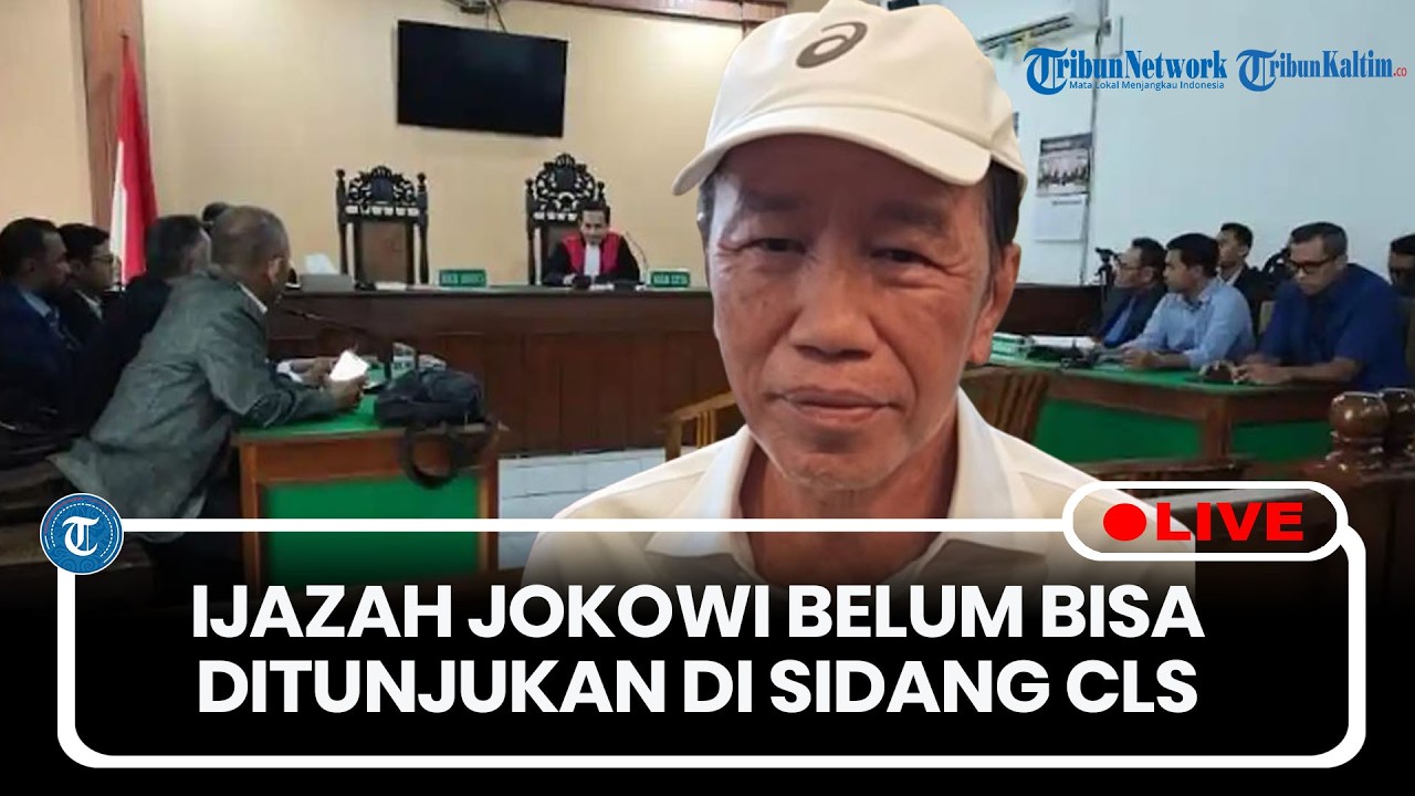 🔴LIVE: Ijazah Asli Jokowi Masih Belum Bisa Ditunjukan di Sidang CLS di Solo