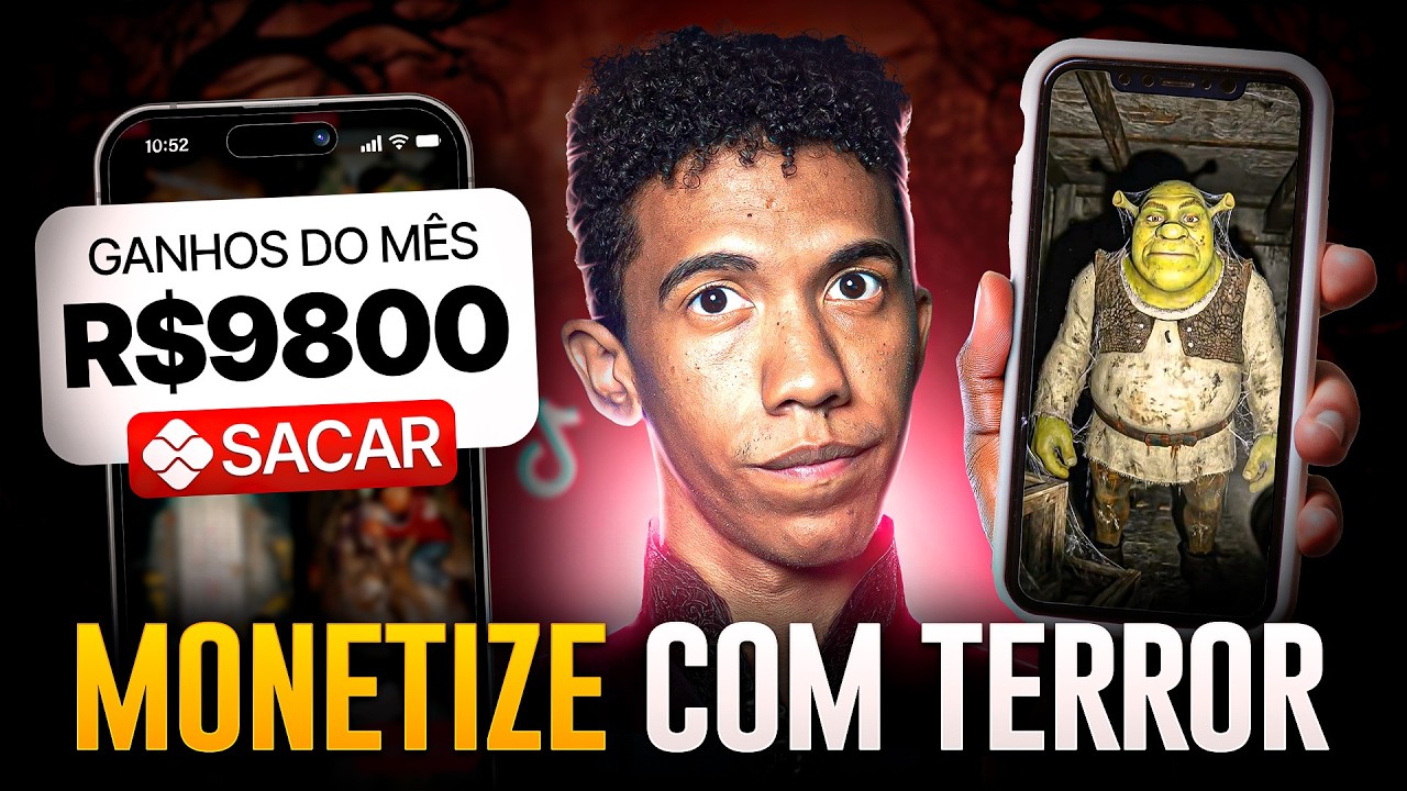 NICHO VIRAL: Como MONETIZAR NO TIKTOK usando vídeos de PERSONAGENS ABANDONADOS