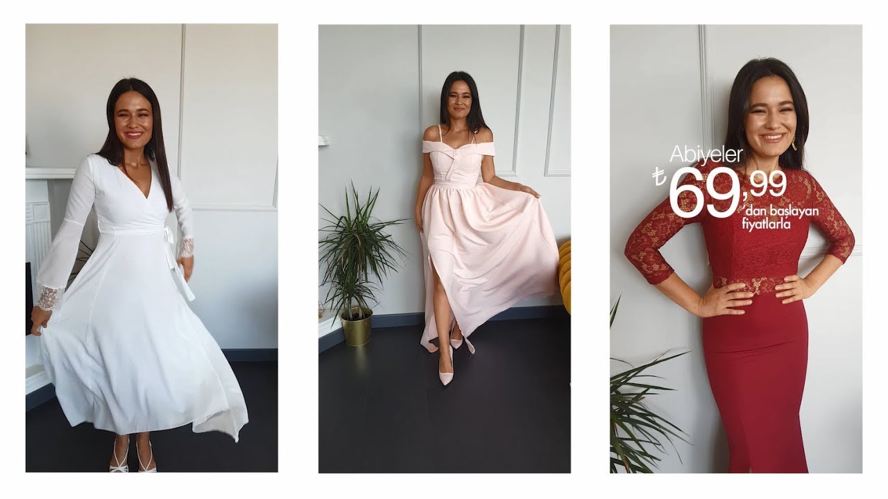 Denizbutik.com'da Abiyeler 69.99 TL'den Başlayan Fiyatlarla