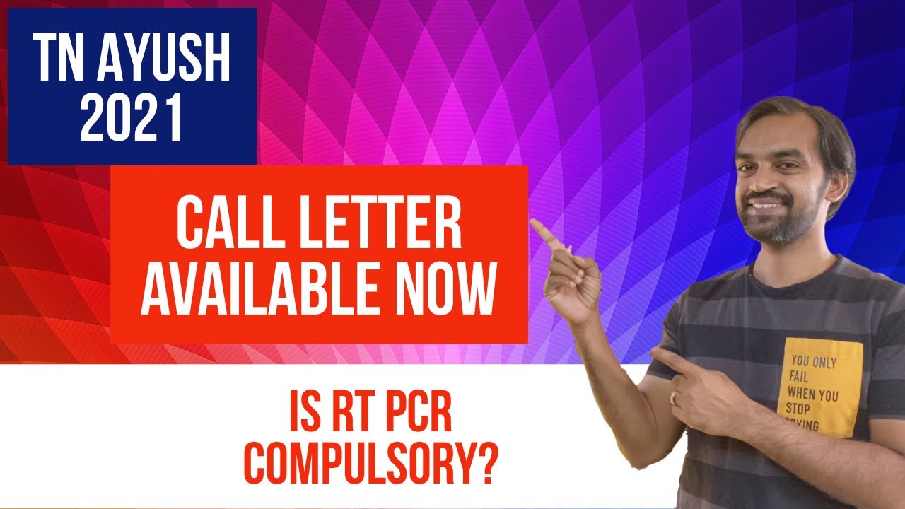Ayush Counselling call letter released | TN Ayush counselling 2021
