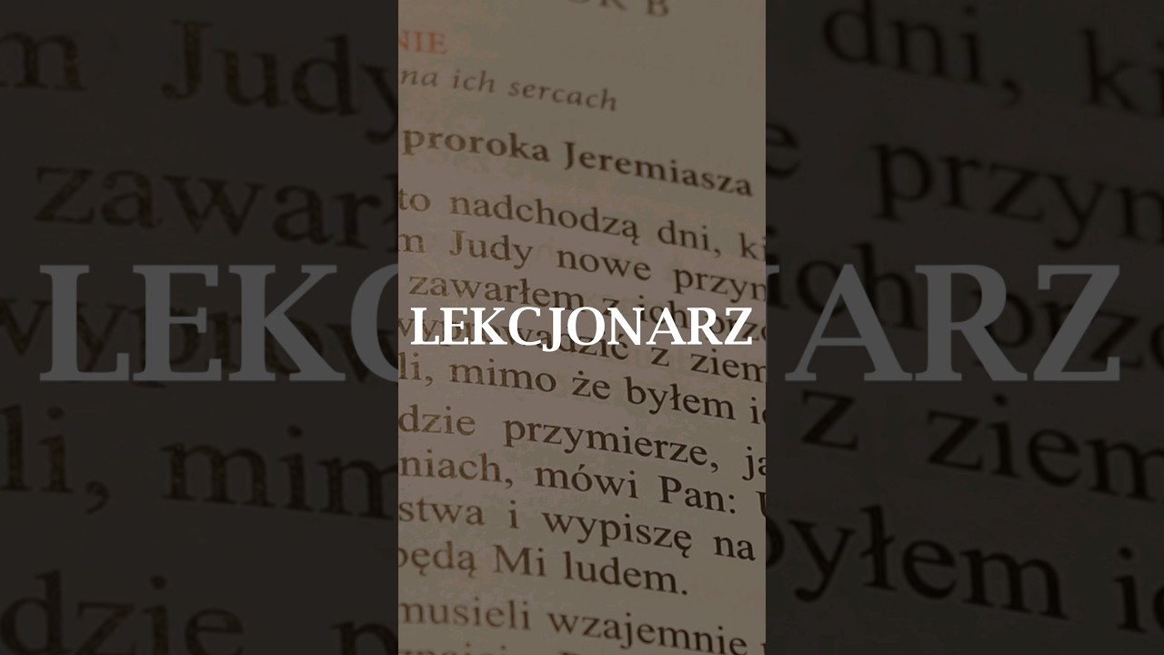 #liturgia #Eucharystia #lekcjonarz