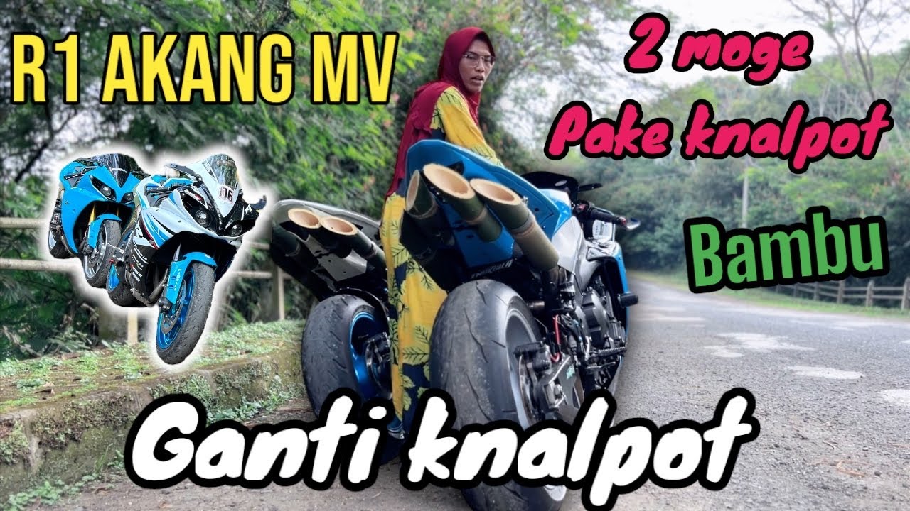 EMAK GANTI KNALPOT 2 moge 🔥 #emak #akangmv