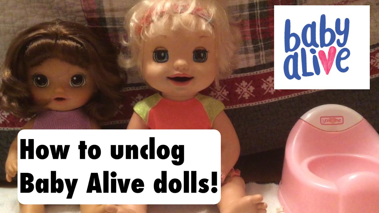 The Best Way To Unclog Baby Alive Dolls - Unclog Food, Mold, Anything!