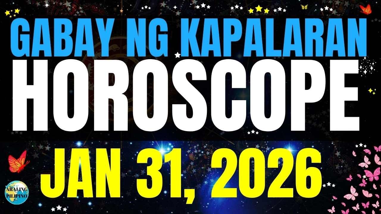 🌏 Horoscope Ngayong Araw January 31, 2026 #HoroscopeTagalog #kapalaranhoroscope #horoscopengayongar