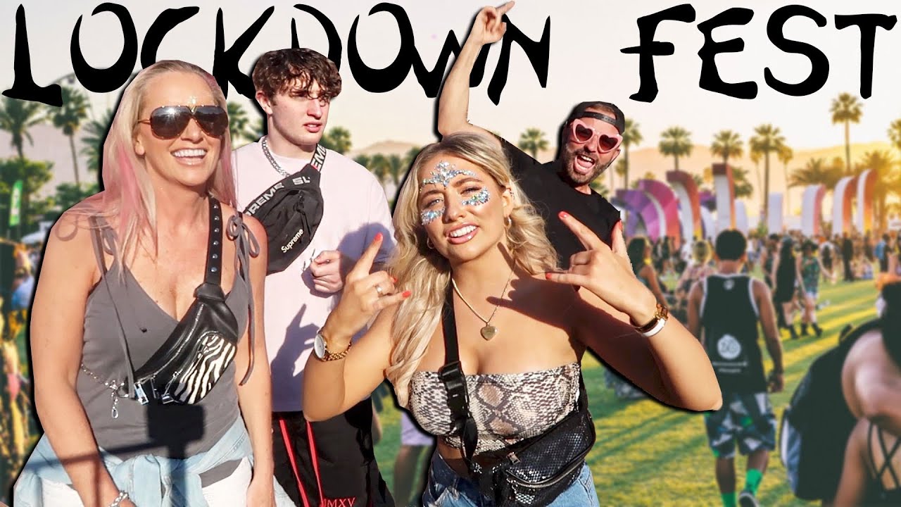 I threw a MUSIC FESTIVAL in my back garden.. cause everything’s cancelled | Saffron Barker
