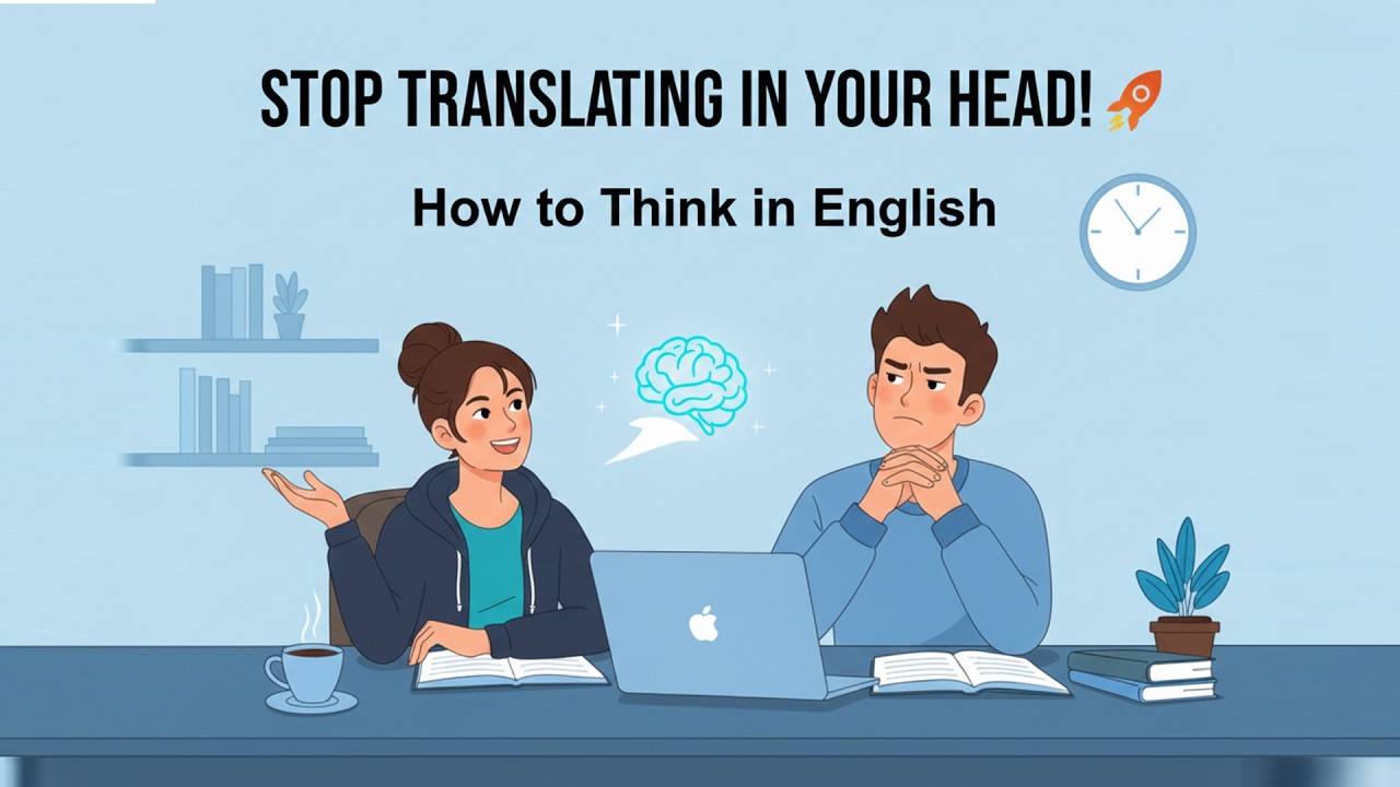 How to train your brain to think in English   | Stop Translating in Your Head! 🚀 | Boost Fluency 2X