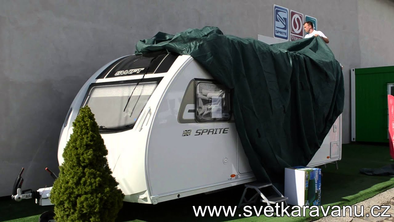Krycí a ochranná plachta na karavan