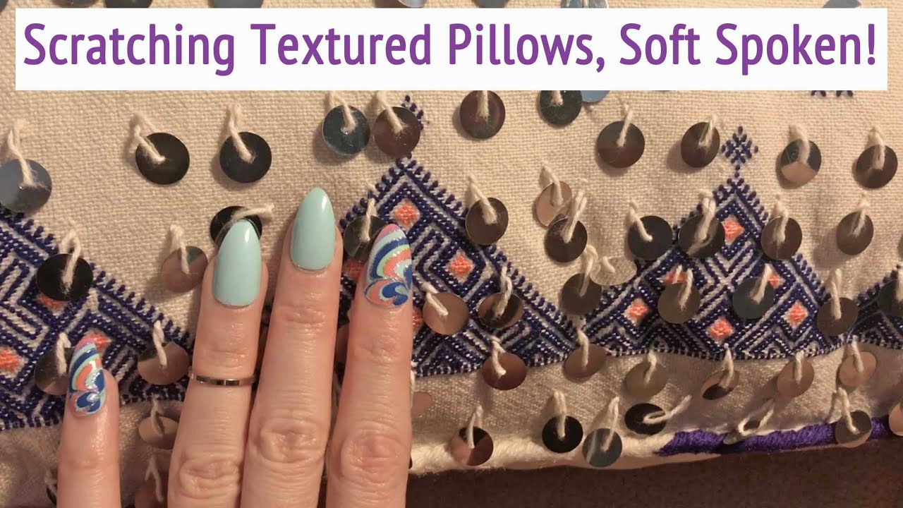 ASMR * Textured Pillow Scratching!! * Fabric Scratching * Soft Spoken * ASMRVilla