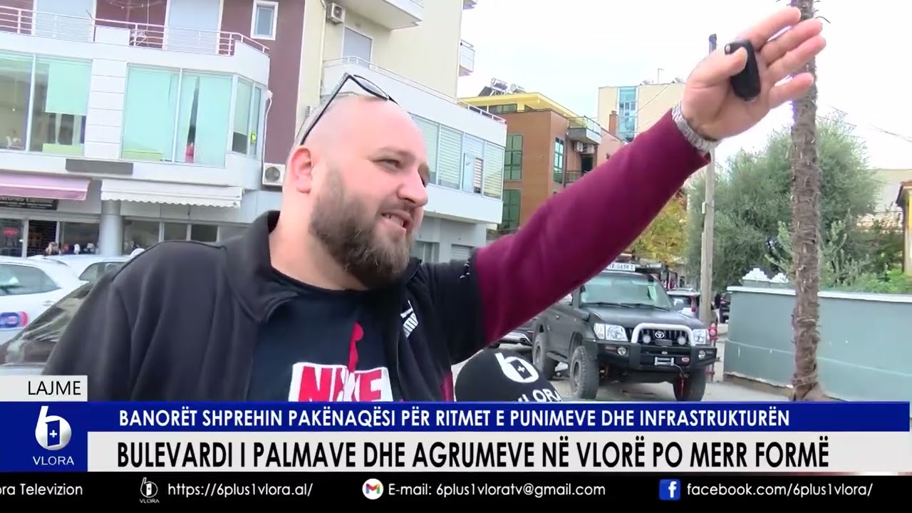 Bulevardi i Palmave dhe Agrumeve në Vlorë po merr formë - Banorët shprehin pakënaqësi