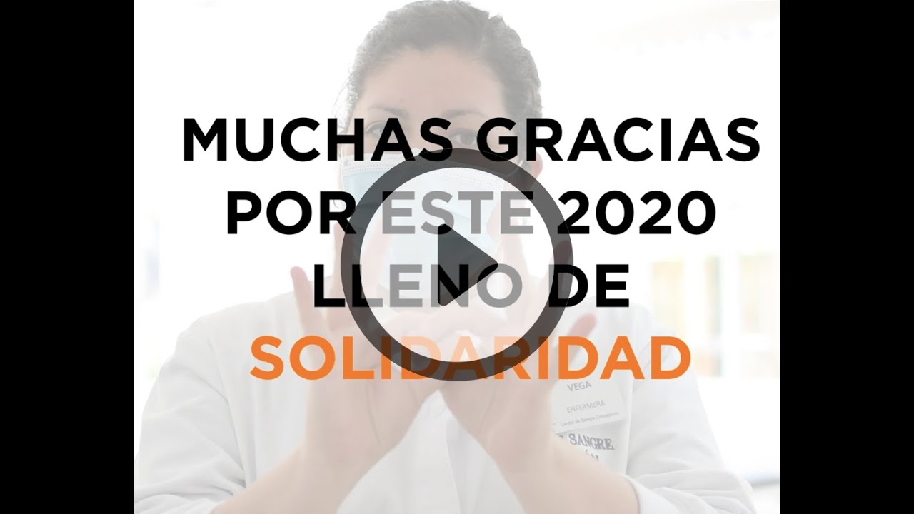 Gracias por este 2020 lleno de altruismo