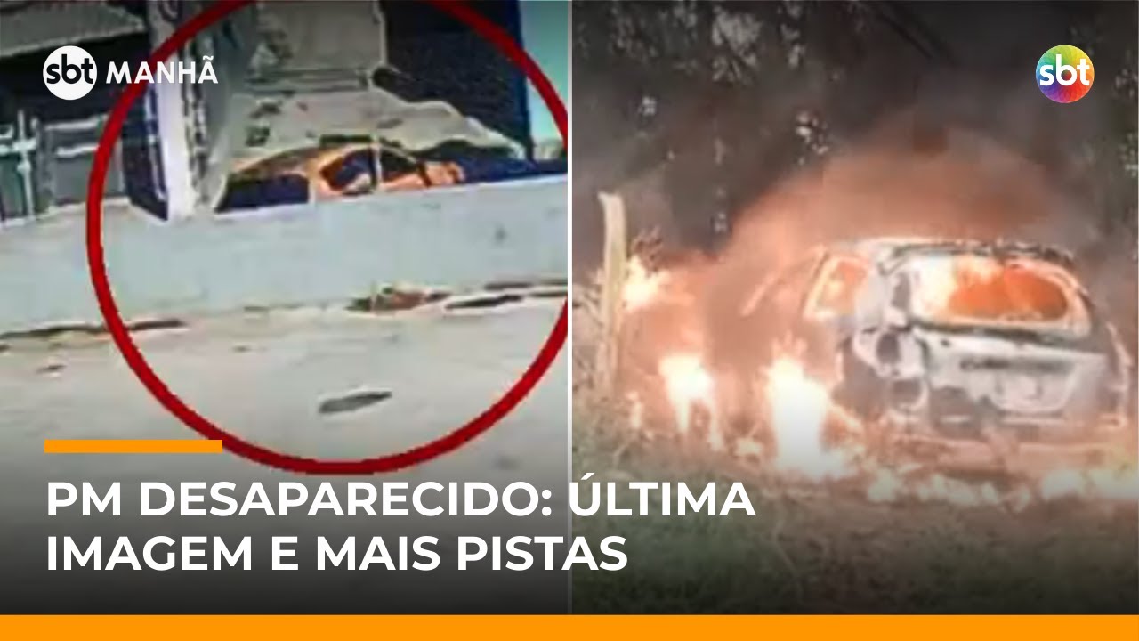 SP: C&acirc;mera registra cabo da PM entrando em carro antes de desaparecer | #SBTManh&atilde;