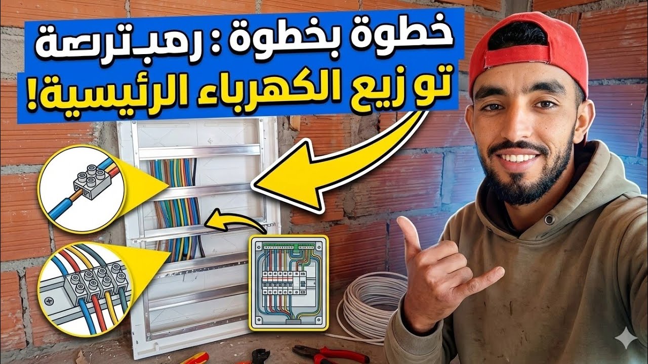 طريقة تركيب لوحة توزيع الكهرباء بسهولة للمبتدئين