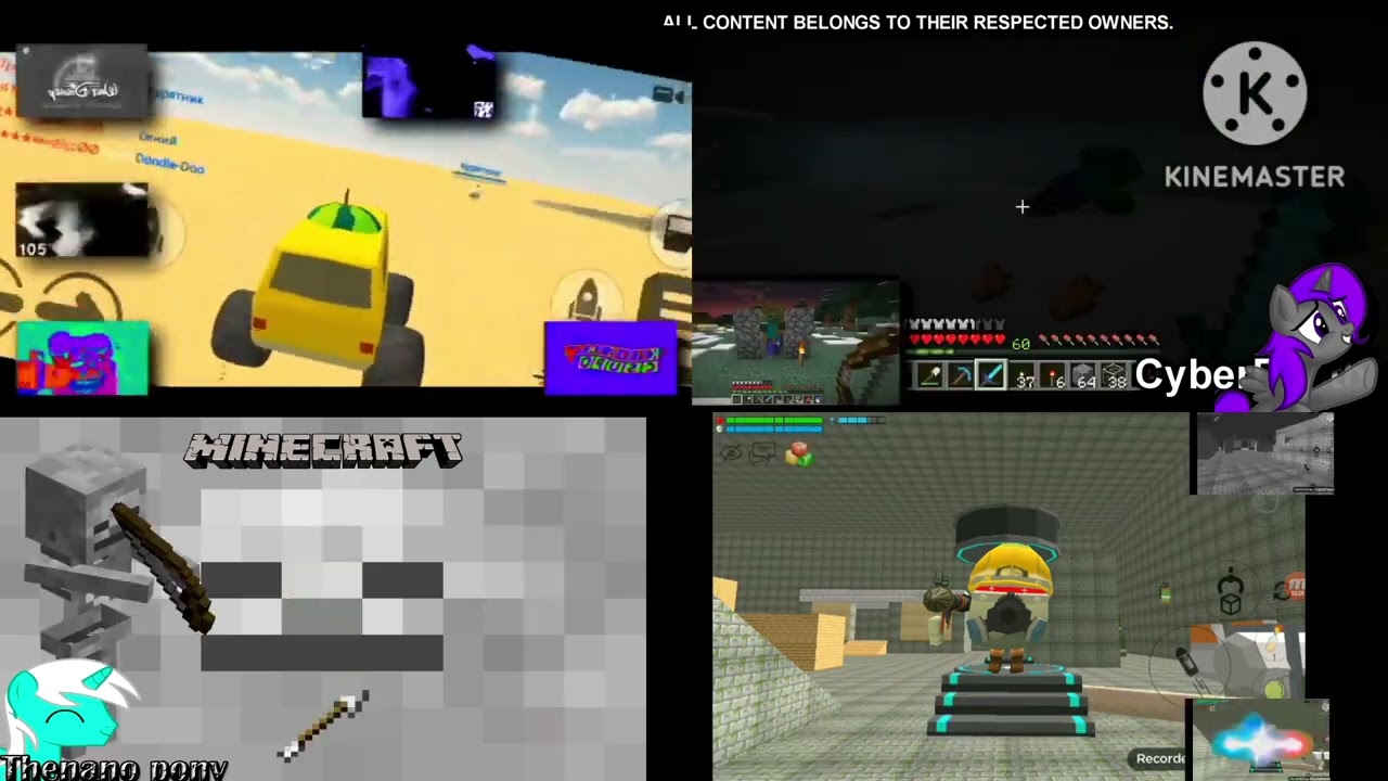 chicken gun vs minecraft sparta remix quadparison