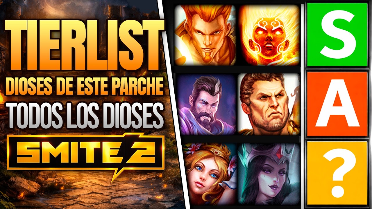 SMITE 2 | MEJORES DIOSES DE ESTE PARCHE | TIERLIST