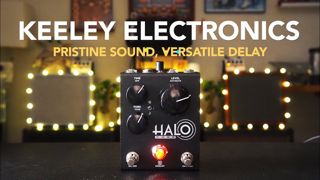 Keeley Electronics // Halo Core Andy Timmons Delay (стереодемонстрация)
