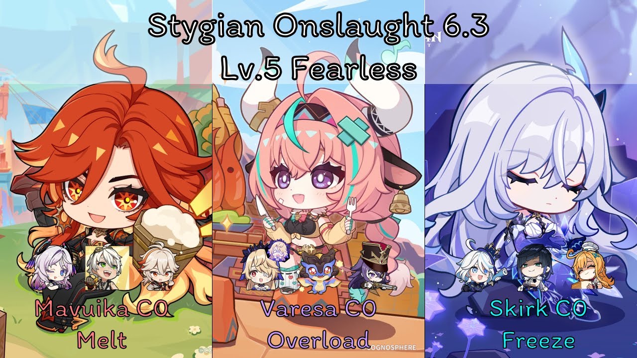 Stygian Onslaught 6.3 | Mavuika C0 Varesa C0 Skirk C0 | Genshin Impact
