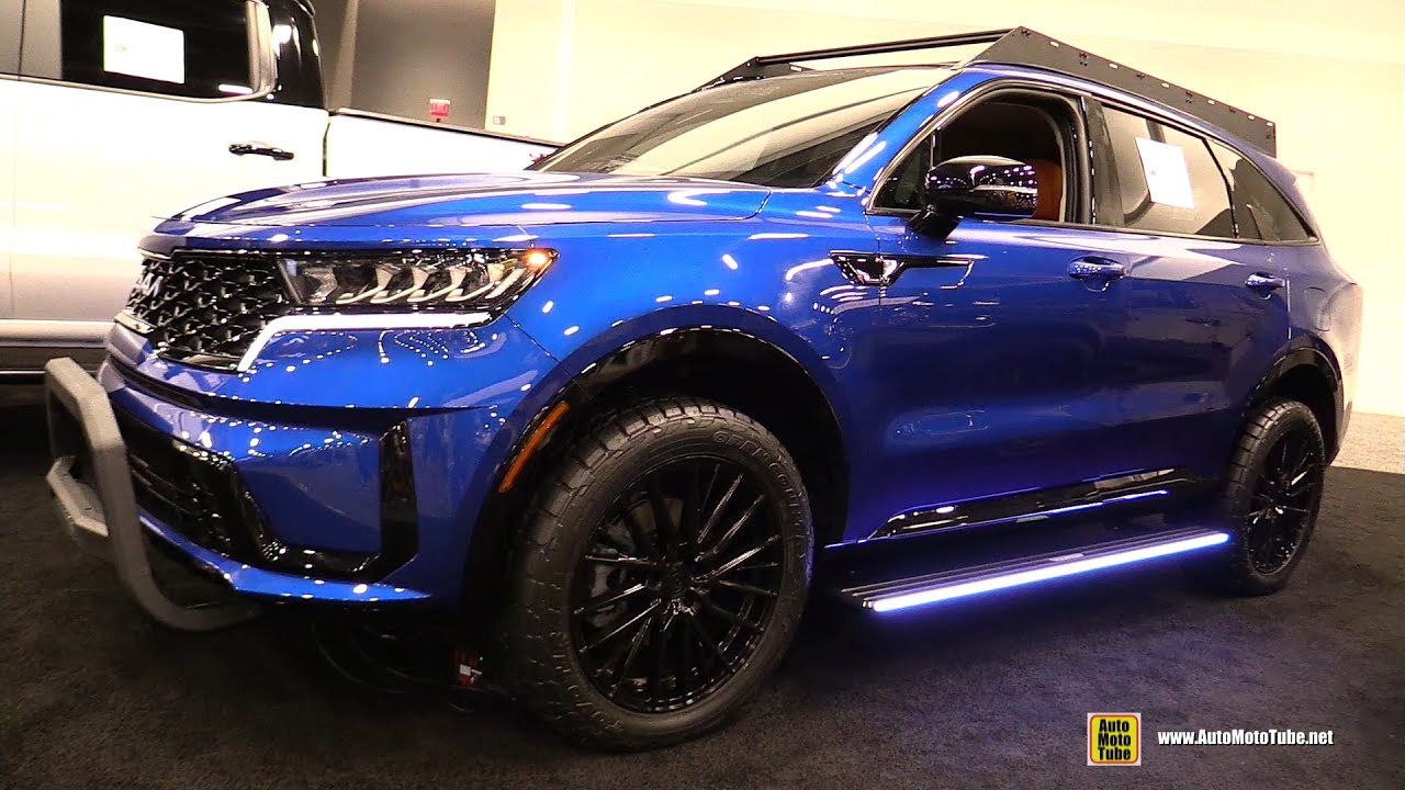 Customized 2022 KIA Sorento - Walkaround Tour Exterior Interior - 2021 SEMA
